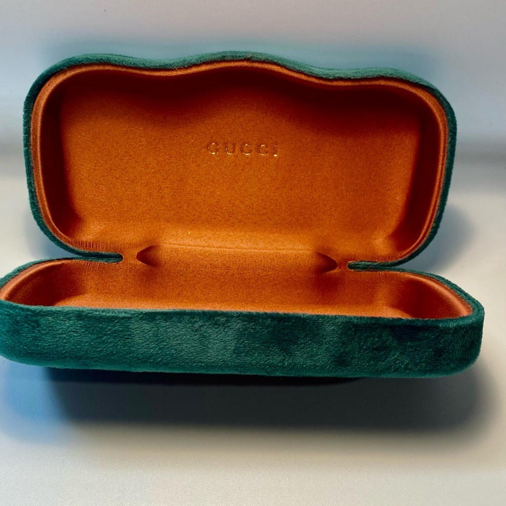 (2 for $45) Gucci Green Velvet Case